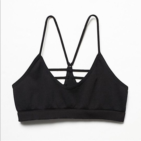 Free People Strappy Side Bra Black XS/S or M/L - Picture 4 of 4